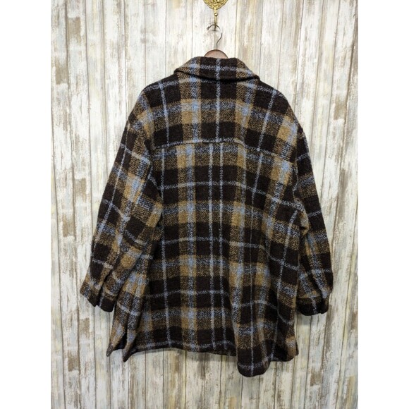 Madewell Belrose Shirt Jacket Wool Blend Shacket Coat Cassel Plaid 3X NWT $268 - Picture 8 of 12